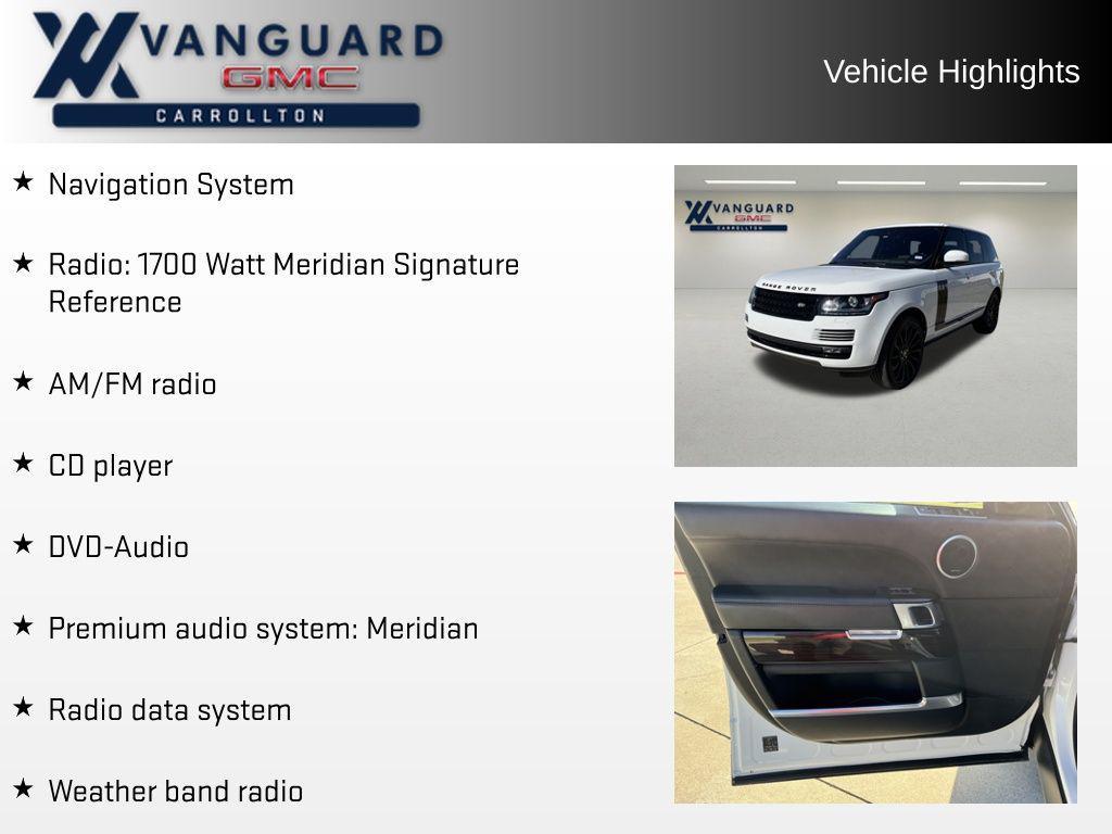 used 2017 Land Rover Range Rover car, priced at $29,894