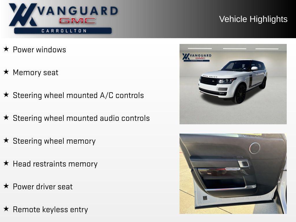 used 2017 Land Rover Range Rover car, priced at $29,894