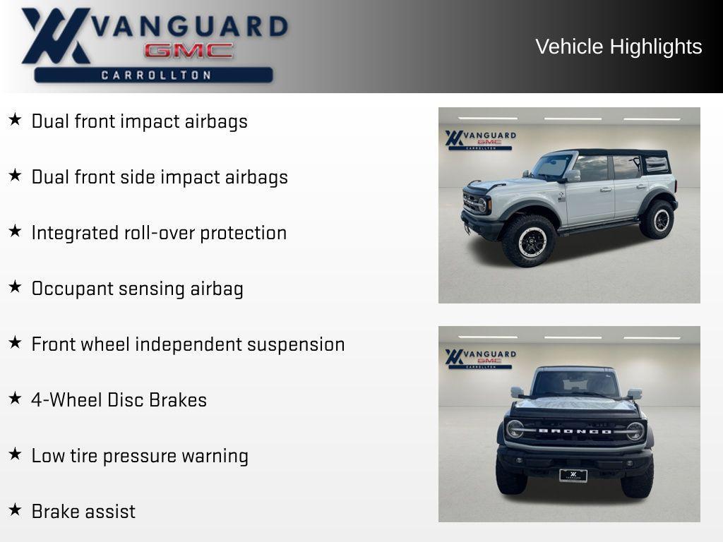used 2022 Ford Bronco car, priced at $36,519