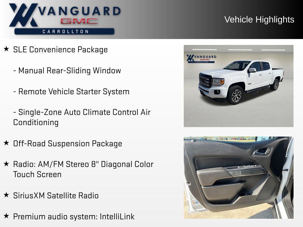 used 2017 GMC Canyon car, priced at $22,998