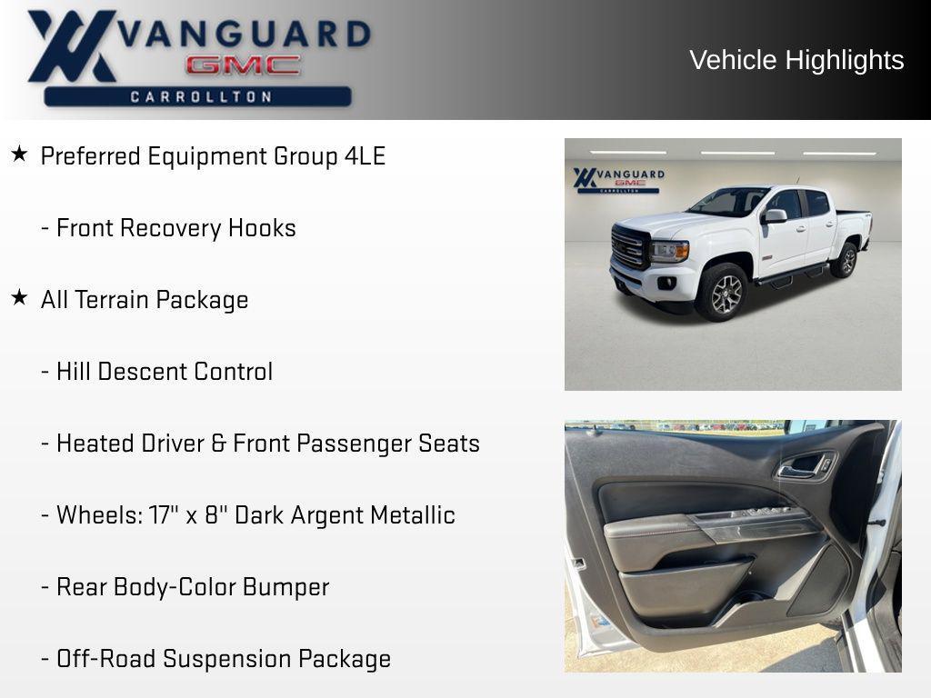 used 2017 GMC Canyon car, priced at $22,998