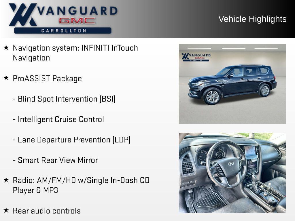 used 2020 INFINITI QX80 car, priced at $21,282