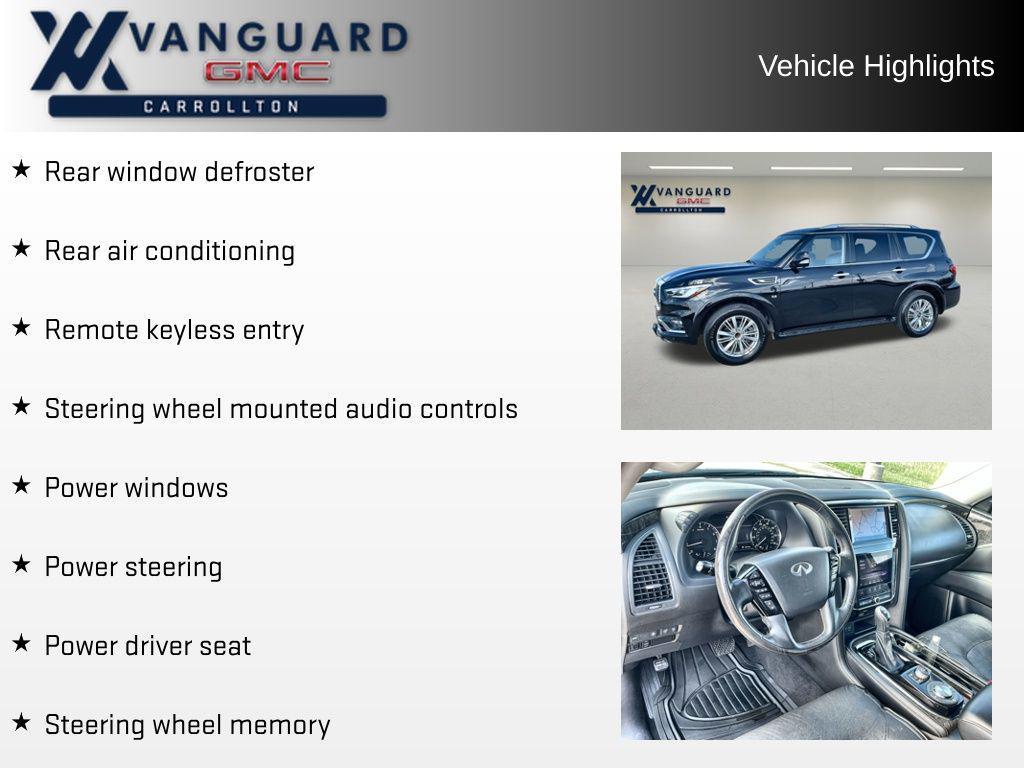 used 2020 INFINITI QX80 car, priced at $21,282