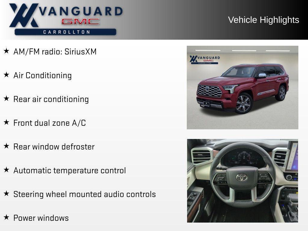 used 2023 Toyota Sequoia car, priced at $64,269