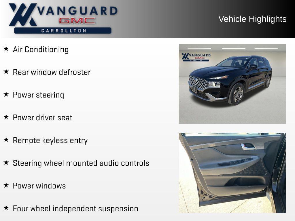 used 2022 Hyundai Santa Fe car, priced at $18,892