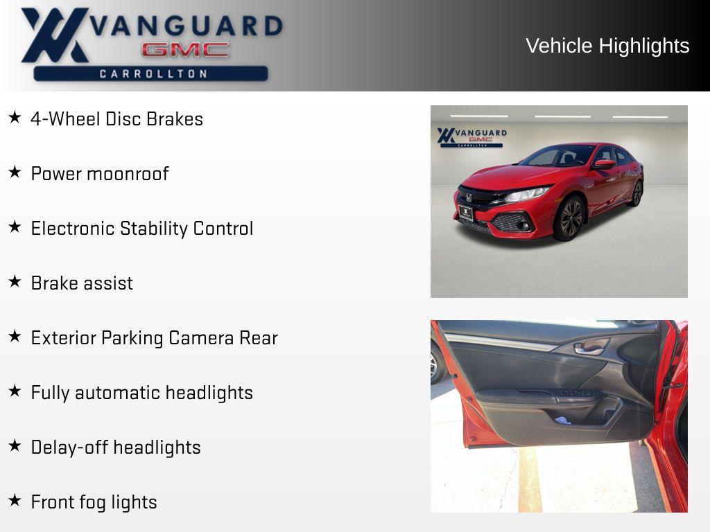 used 2018 Honda Civic car, priced at $13,652