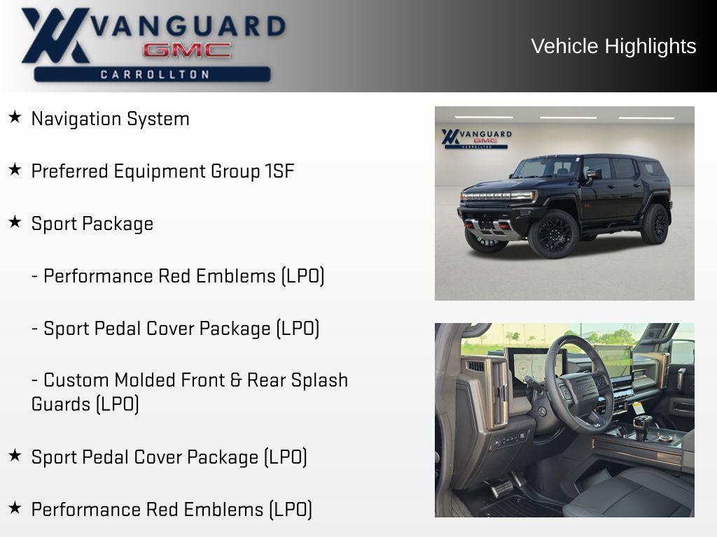 new 2025 GMC HUMMER EV SUV car, priced at $87,003