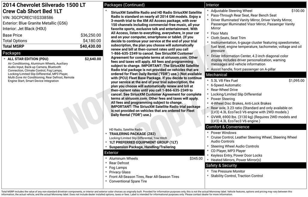 used 2014 Chevrolet Silverado 1500 car, priced at $17,901