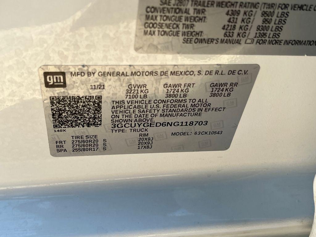 used 2022 Chevrolet Silverado 1500 car, priced at $39,865