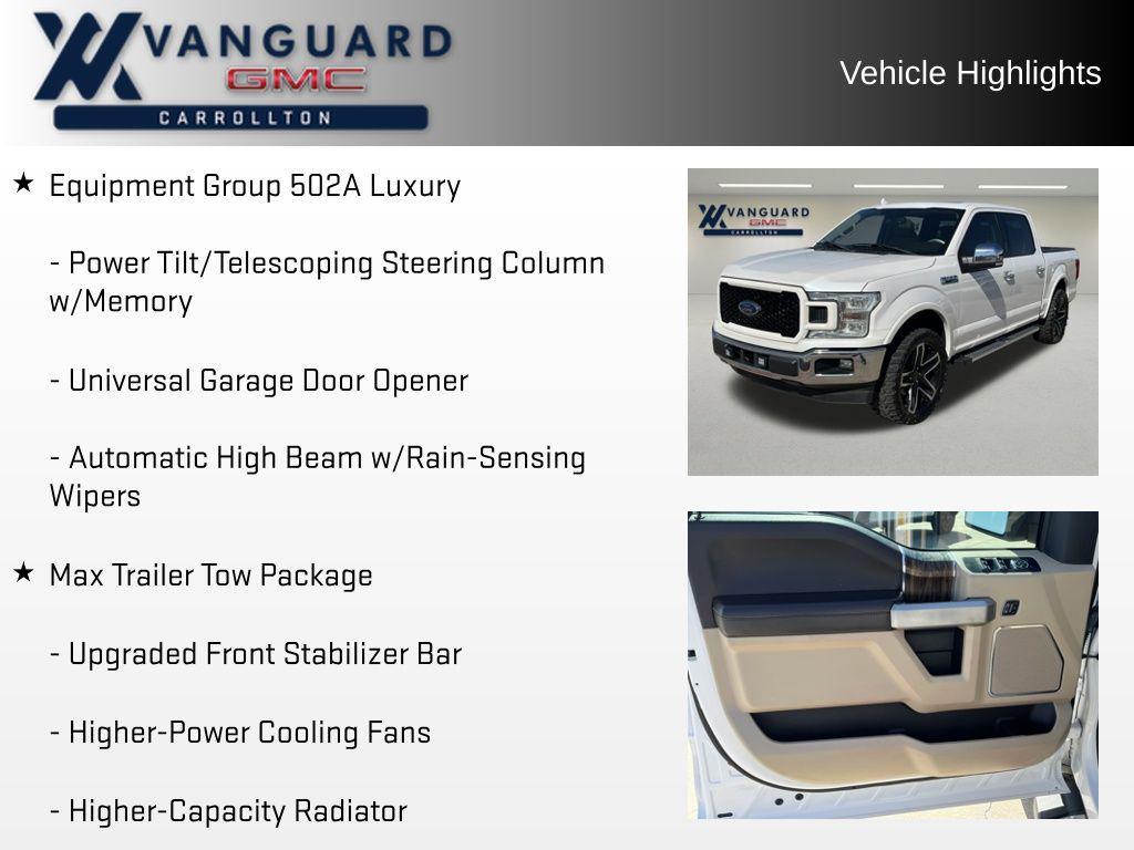 used 2018 Ford F-150 car, priced at $18,899