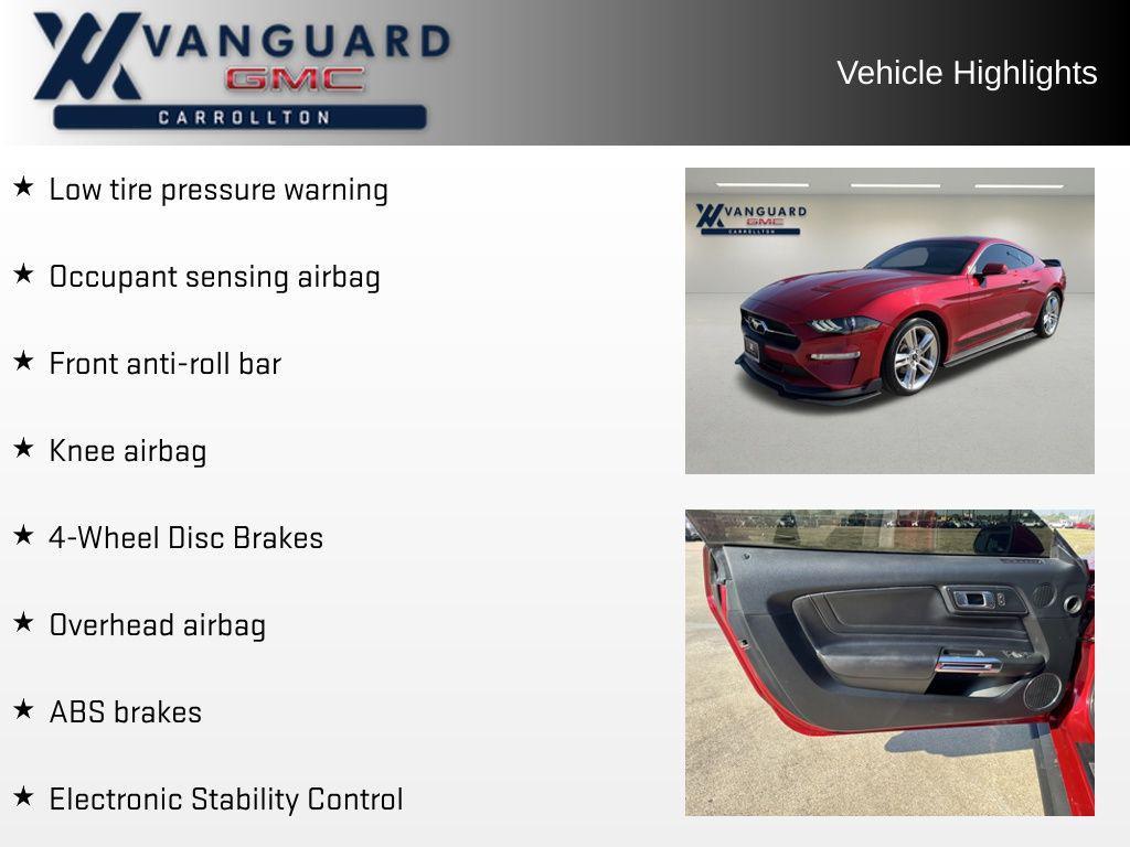 used 2020 Ford Mustang car, priced at $22,991