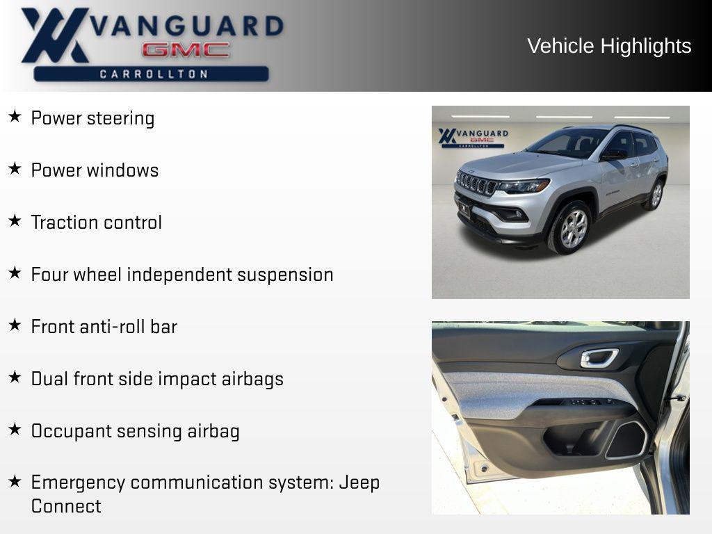 used 2024 Jeep Compass car, priced at $23,467