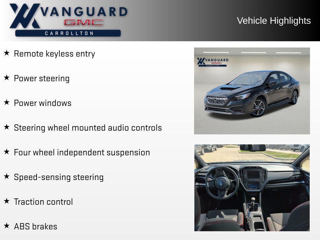 used 2022 Subaru WRX car, priced at $24,444