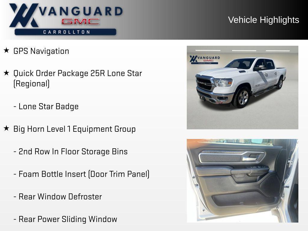 used 2020 Ram 1500 car, priced at $21,762