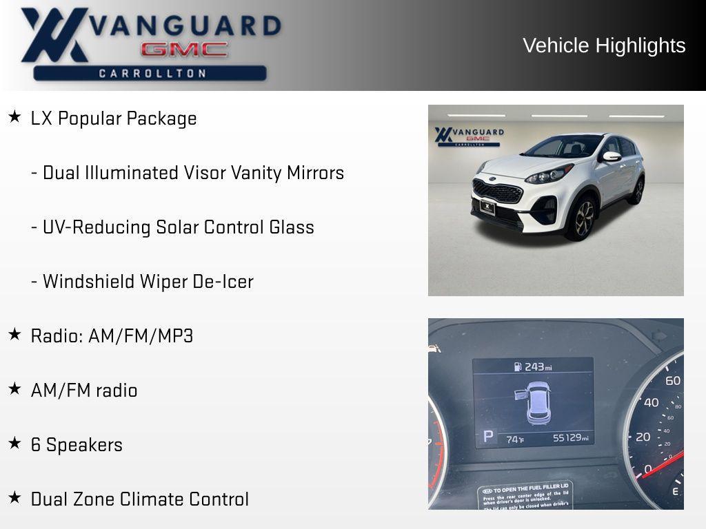 used 2020 Kia Sportage car, priced at $16,931