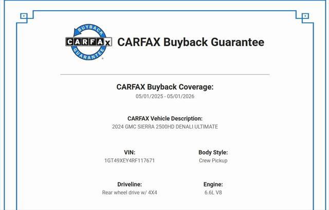 used 2024 GMC Sierra 2500 car, priced at $82,998