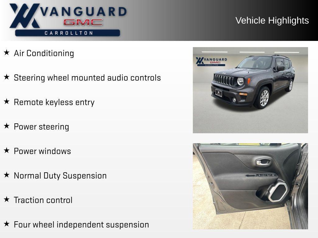 used 2021 Jeep Renegade car, priced at $18,581