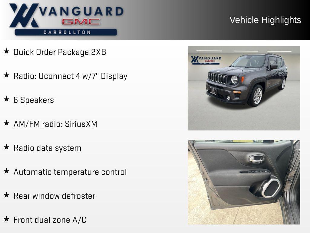 used 2021 Jeep Renegade car, priced at $18,581