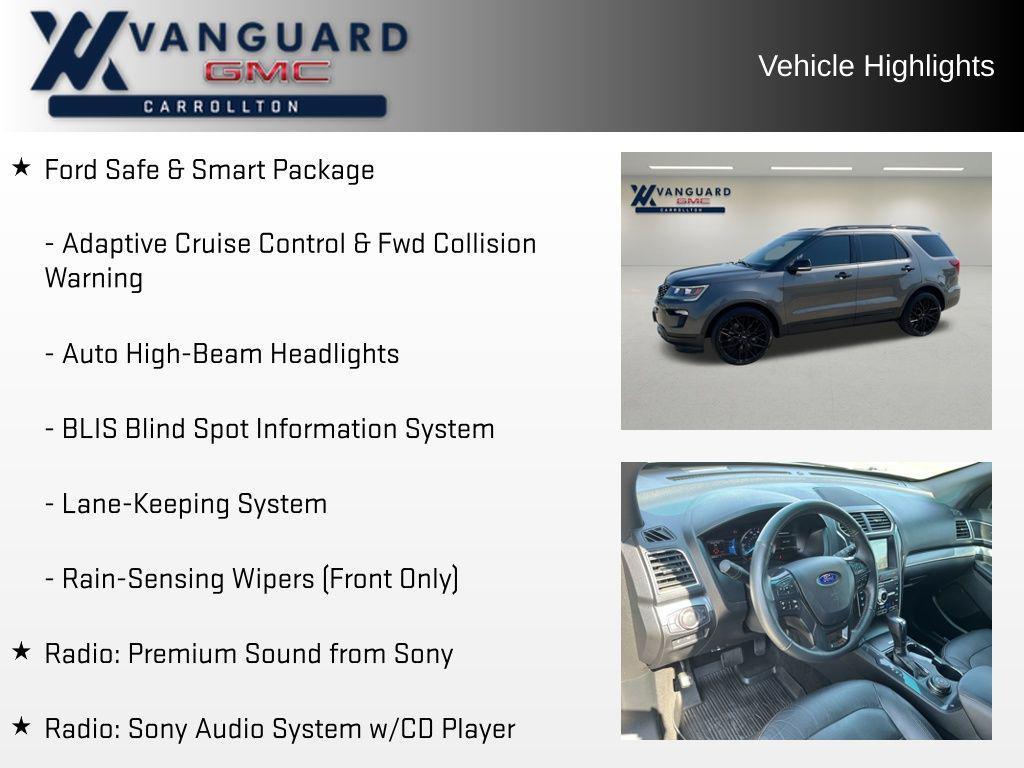 used 2018 Ford Explorer car, priced at $20,661