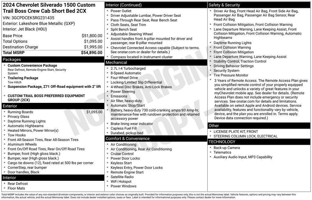 used 2024 Chevrolet Silverado 1500 car, priced at $38,799