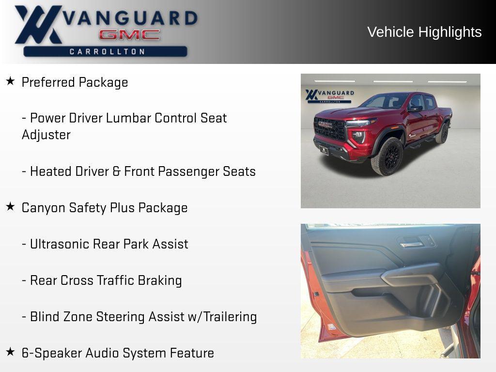 used 2026 GMC Canyon car, priced at $39,920
