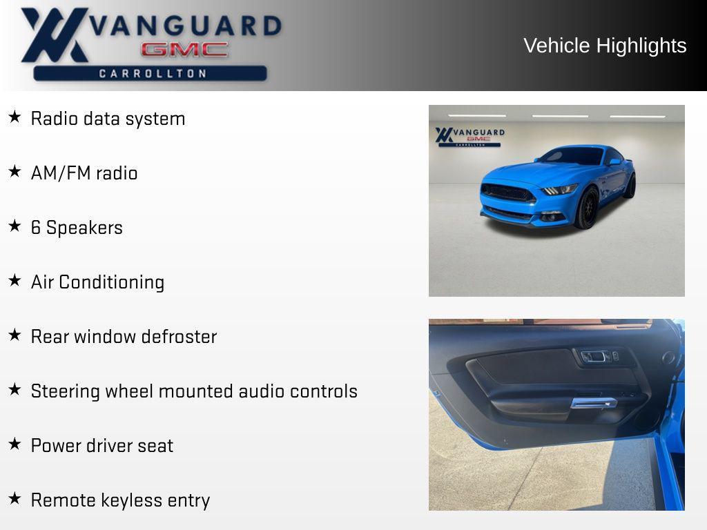 used 2017 Ford Mustang car, priced at $21,786