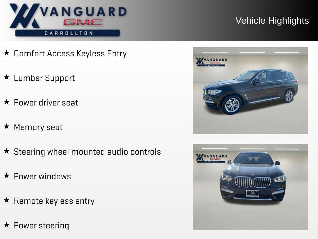 used 2019 BMW X3 car, priced at $15,407