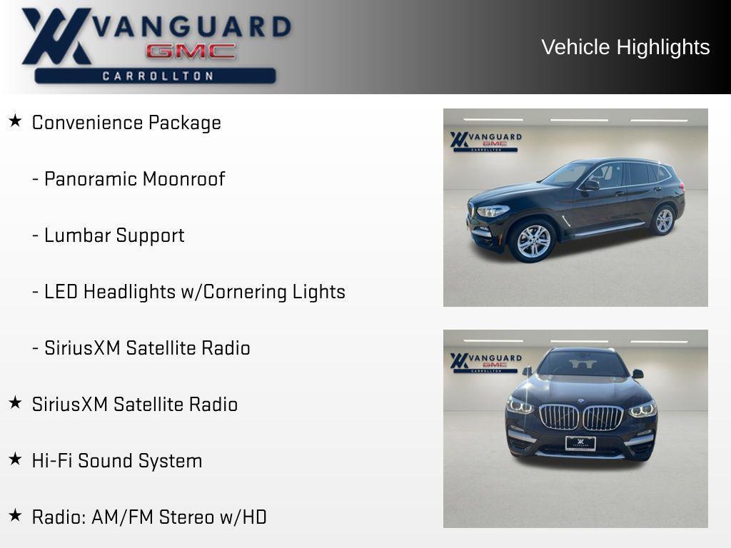 used 2019 BMW X3 car, priced at $15,407