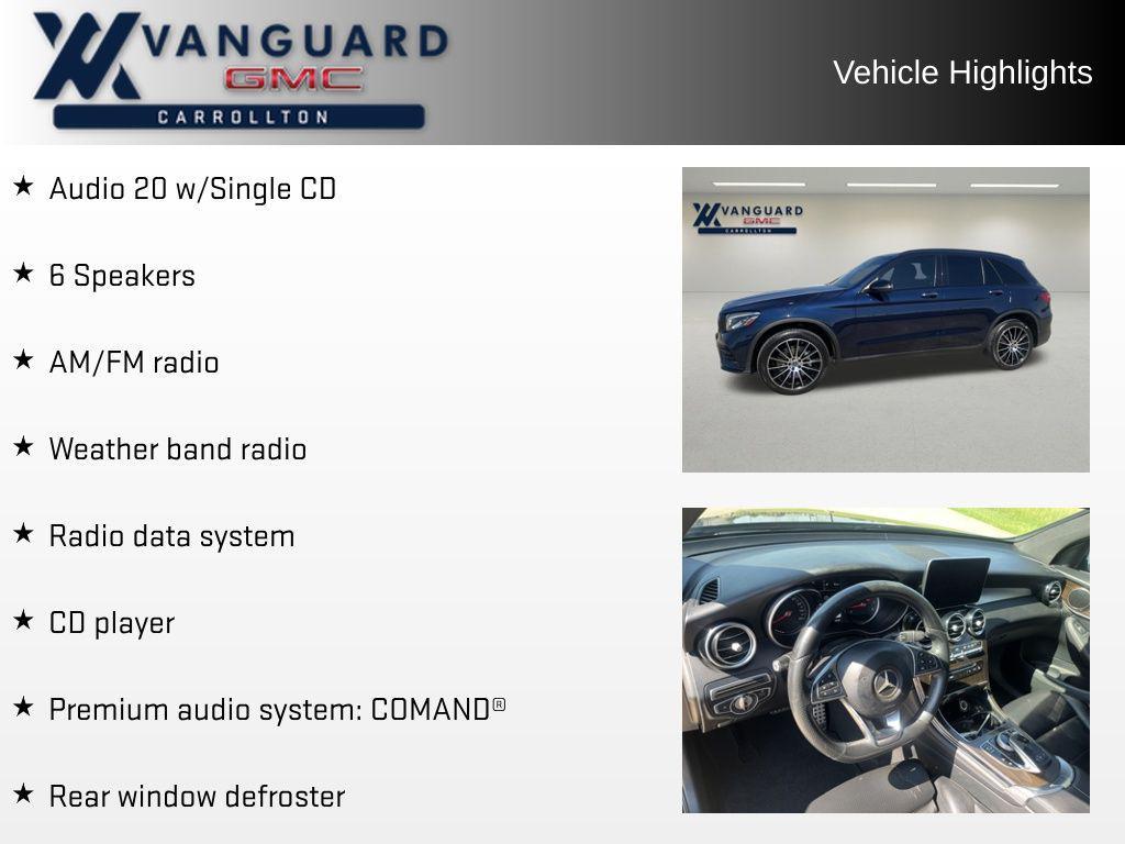 used 2018 Mercedes-Benz GLC 300 car, priced at $13,756