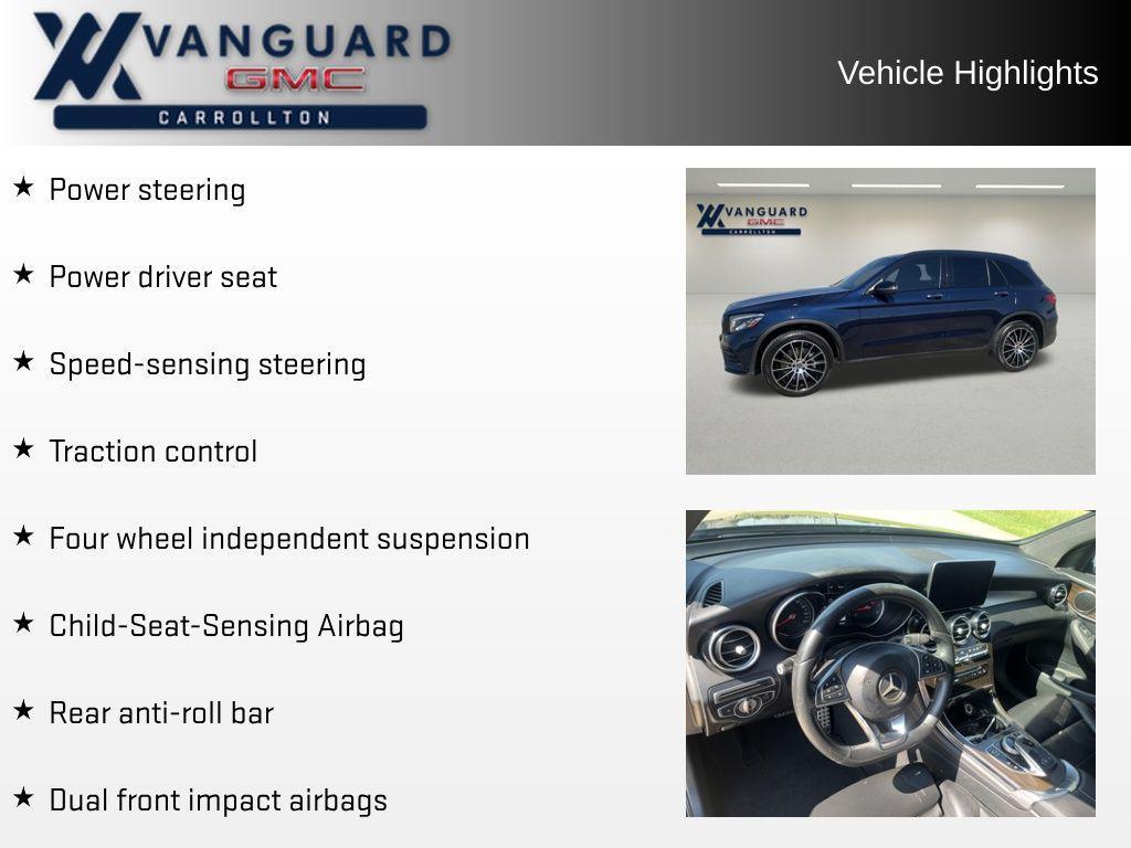 used 2018 Mercedes-Benz GLC 300 car, priced at $13,756
