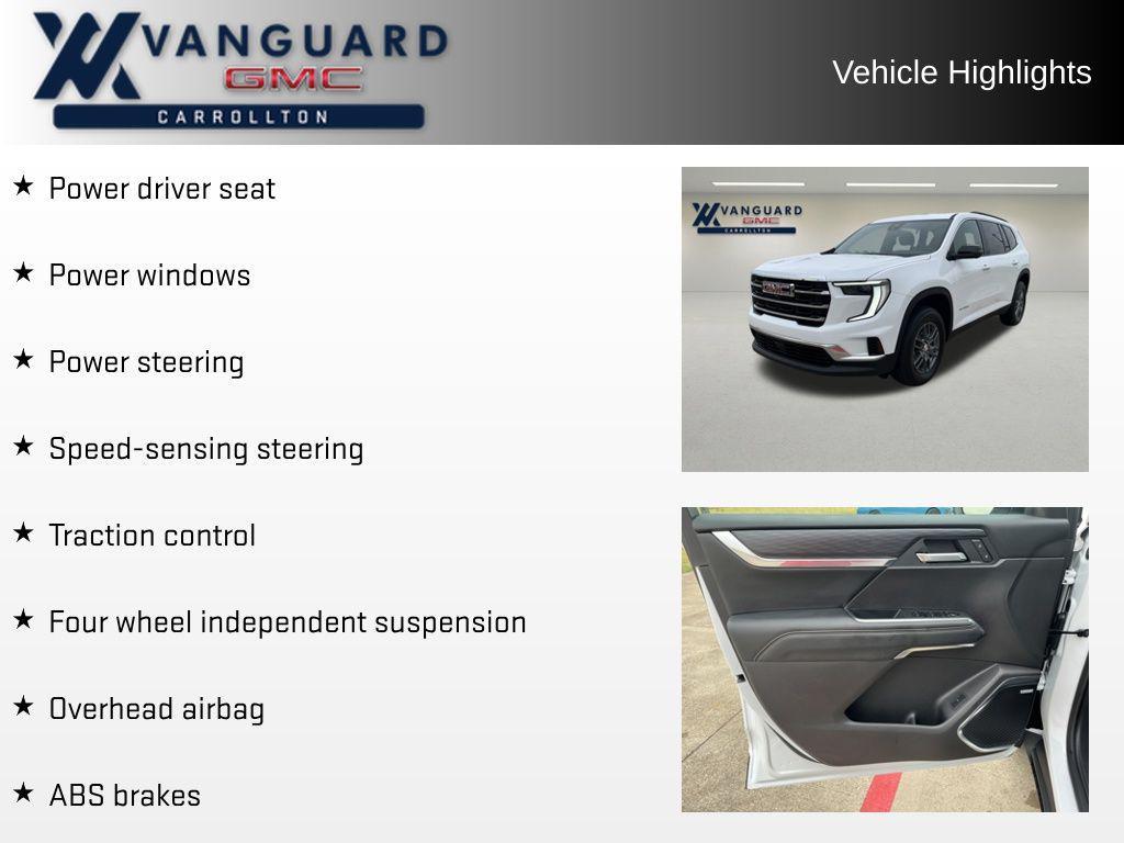 used 2025 GMC Acadia car, priced at $37,143