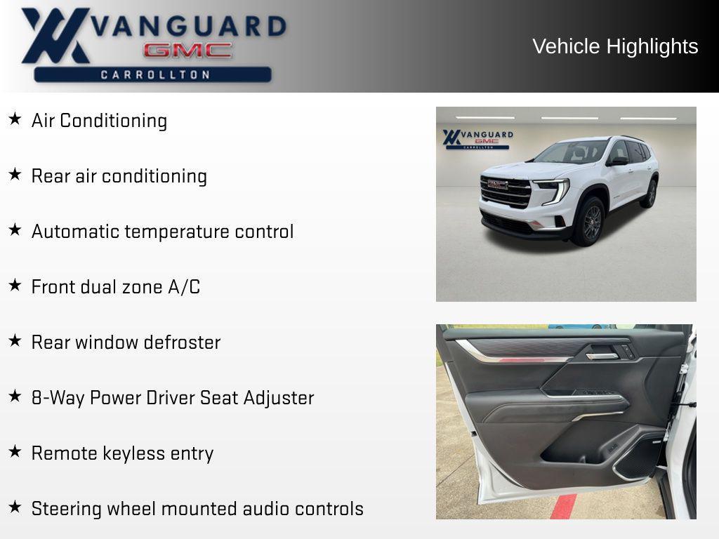 used 2025 GMC Acadia car, priced at $37,143