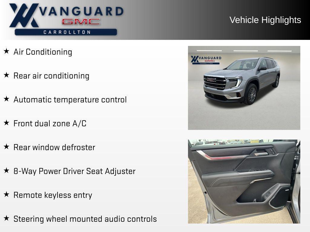 used 2025 GMC Acadia car, priced at $35,610