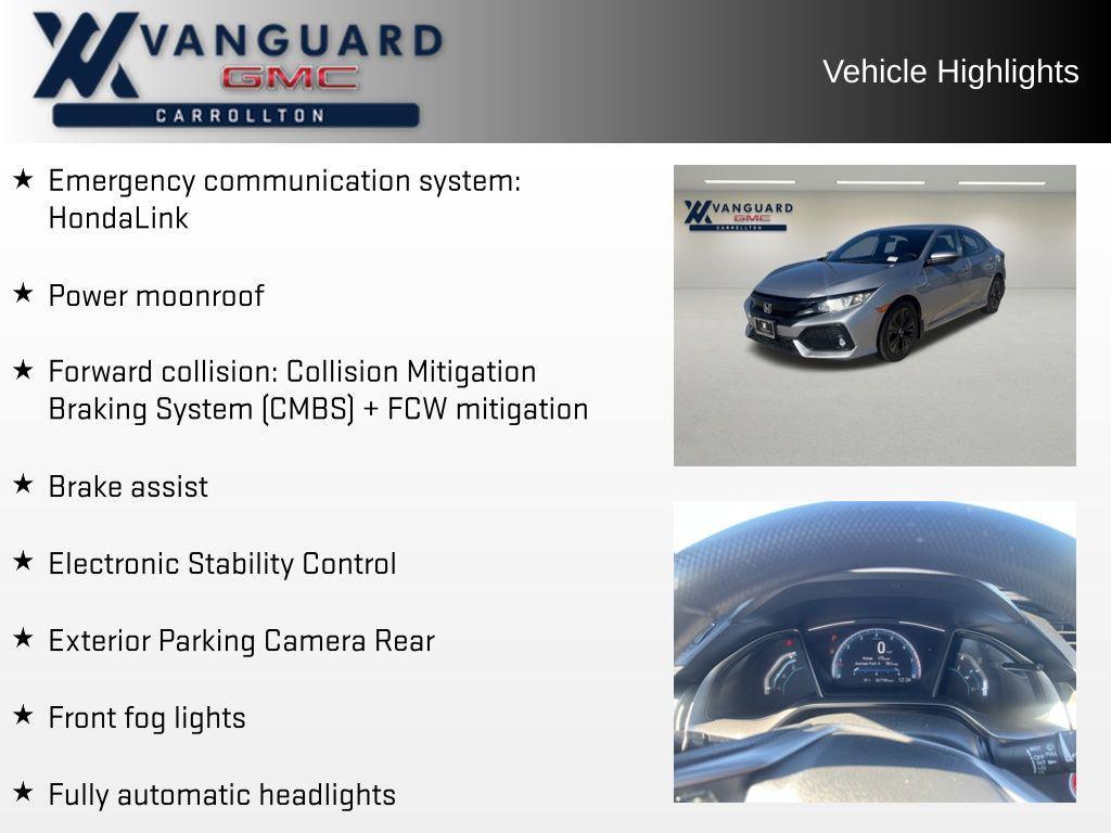 used 2019 Honda Civic car, priced at $19,428