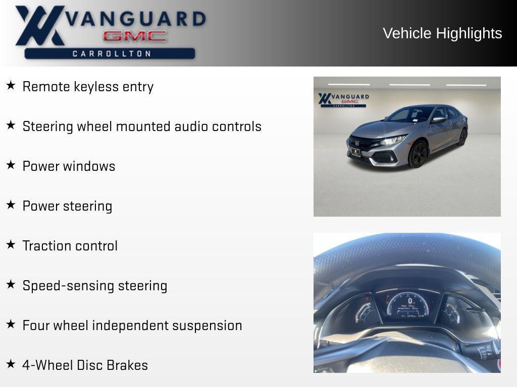 used 2019 Honda Civic car, priced at $19,428