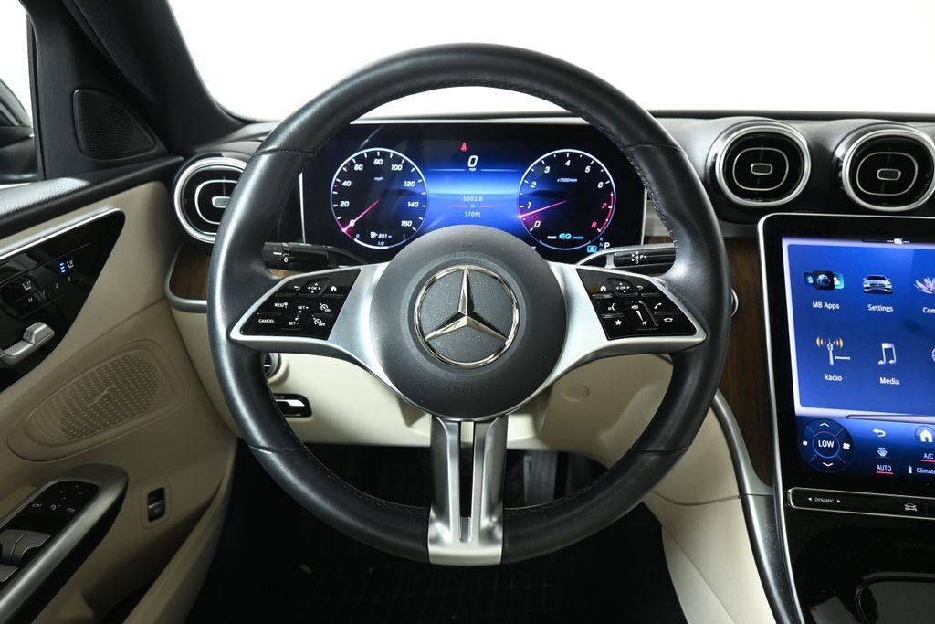 used 2022 Mercedes-Benz C-Class car, priced at $35,495