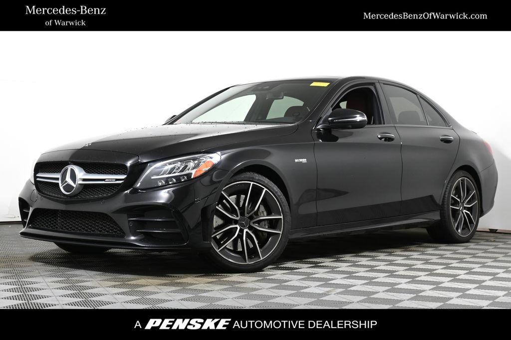 used 2021 Mercedes-Benz AMG C 43 car, priced at $41,495