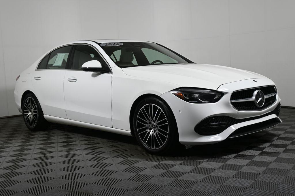 used 2022 Mercedes-Benz C-Class car, priced at $31,895