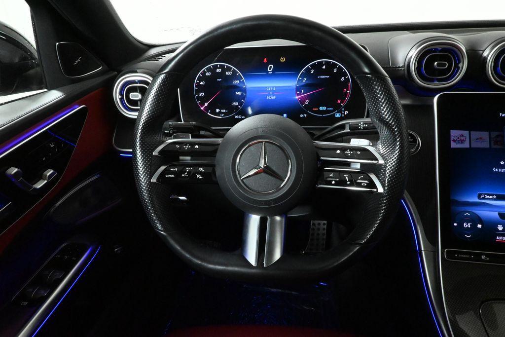 used 2022 Mercedes-Benz C-Class car, priced at $33,895