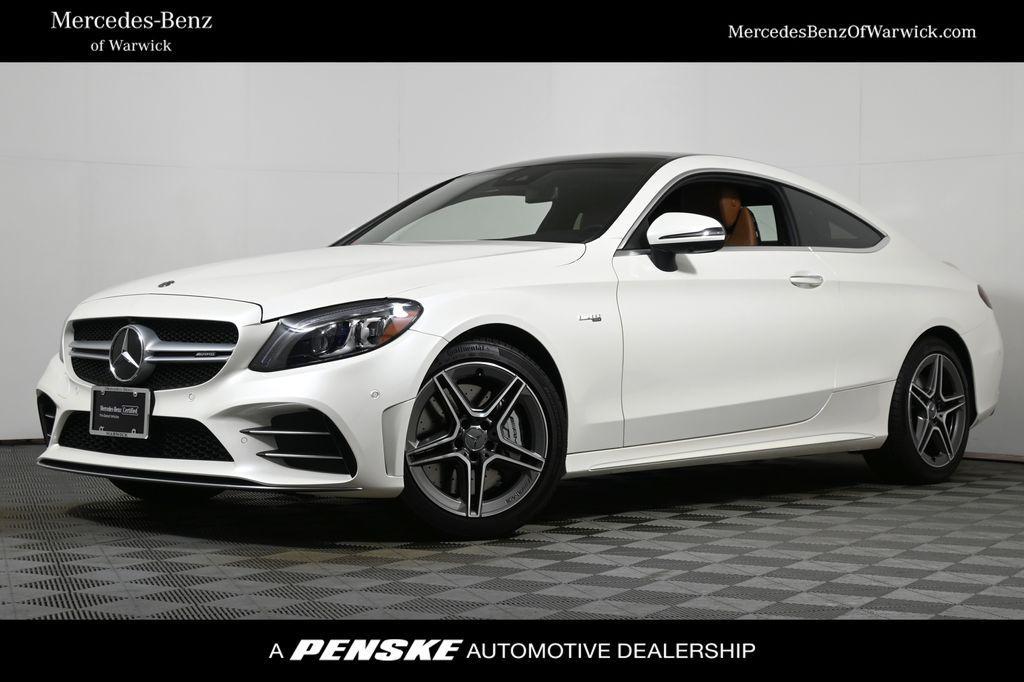 used 2021 Mercedes-Benz AMG C 43 car, priced at $49,995