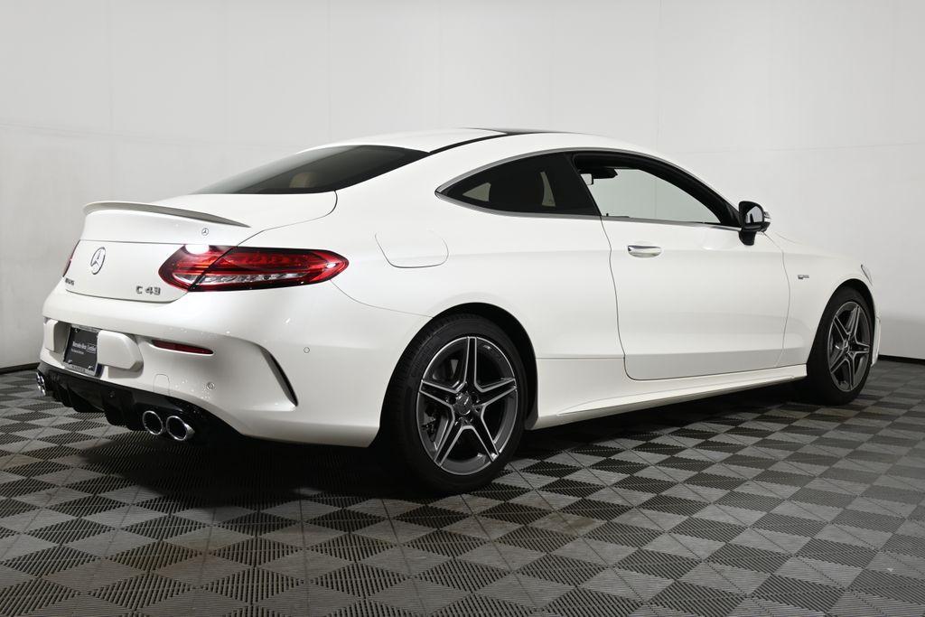 used 2021 Mercedes-Benz AMG C 43 car, priced at $49,995