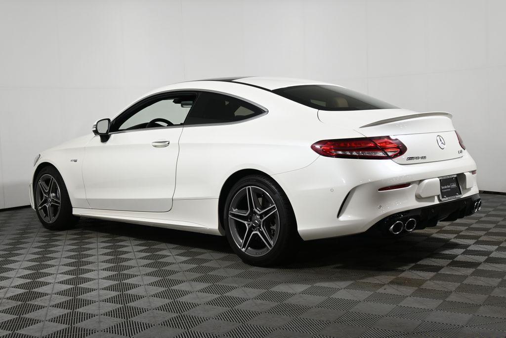 used 2021 Mercedes-Benz AMG C 43 car, priced at $49,995
