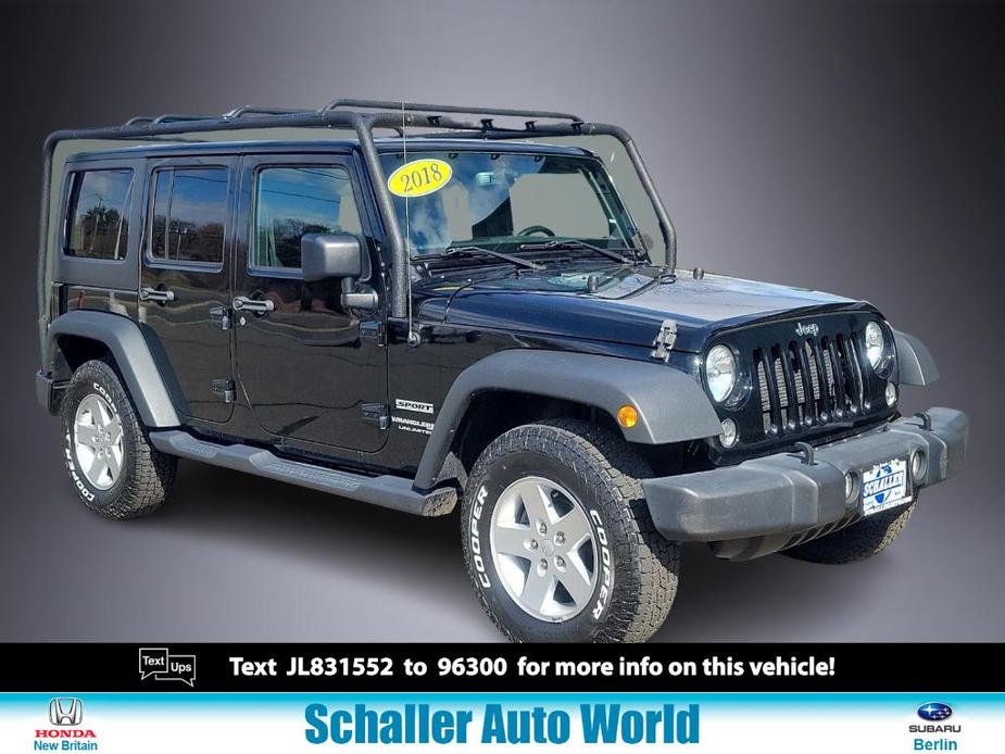 used 2018 Jeep Wrangler JK Unlimited car, priced at $23,797