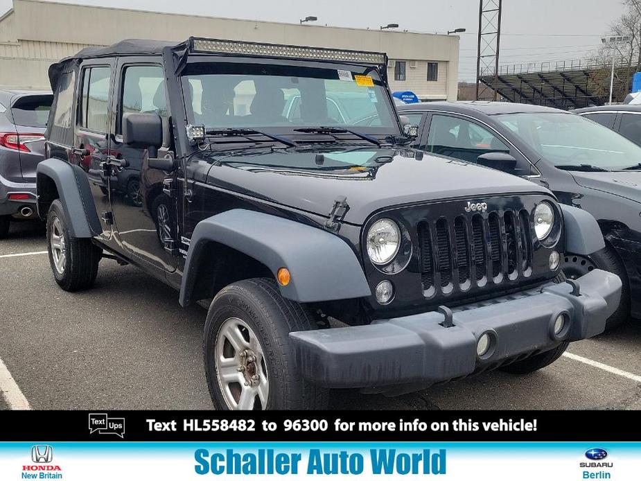 used 2017 Jeep Wrangler Unlimited car, priced at $22,400