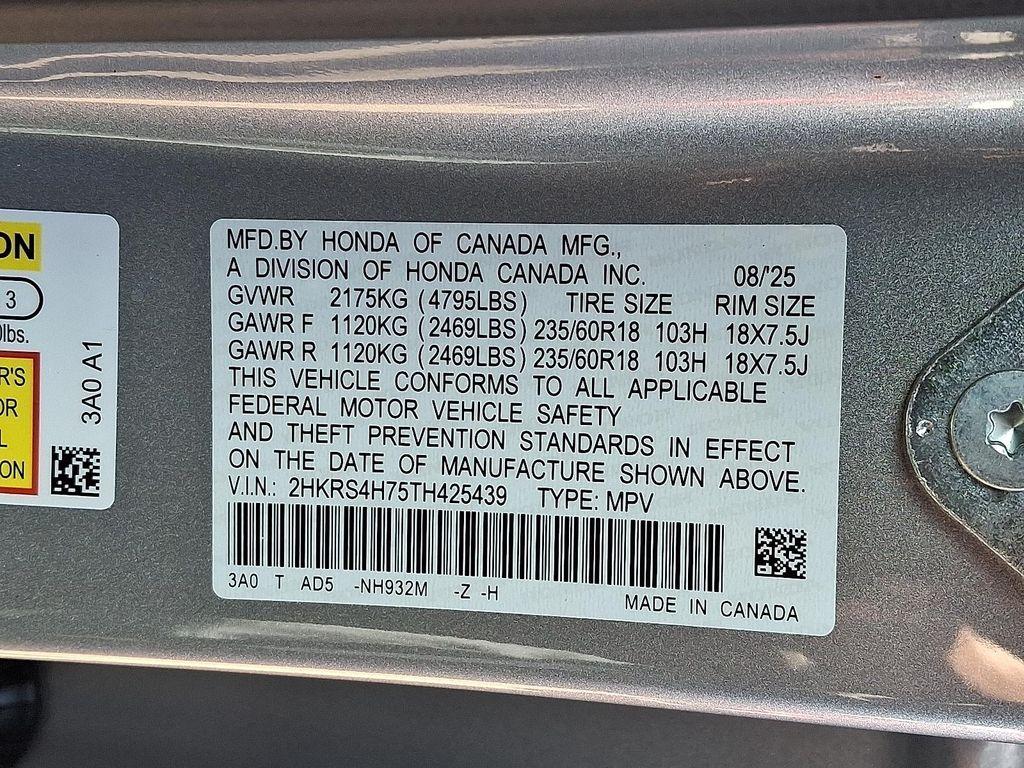 new 2026 Honda CR-V car, priced at $38,350