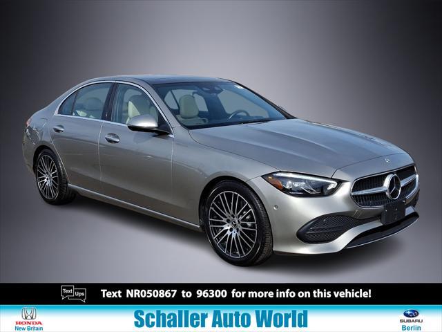 used 2022 Mercedes-Benz C-Class car, priced at $33,499