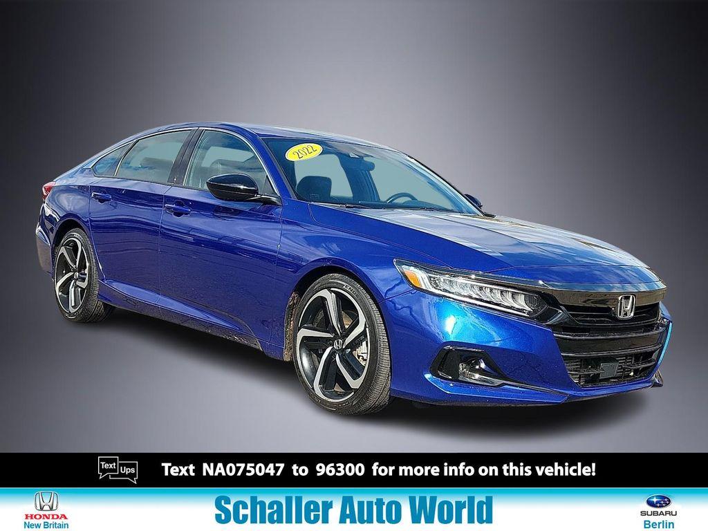 used 2022 Honda Accord car, priced at $24,192