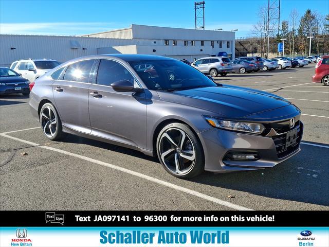 used 2018 Honda Accord car, priced at $18,342