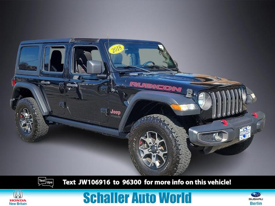 used 2018 Jeep Wrangler Unlimited car, priced at $30,904