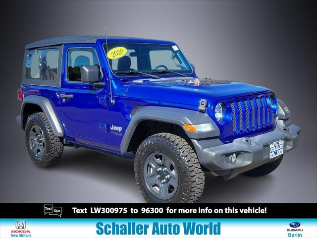 used 2020 Jeep Wrangler car, priced at $24,717